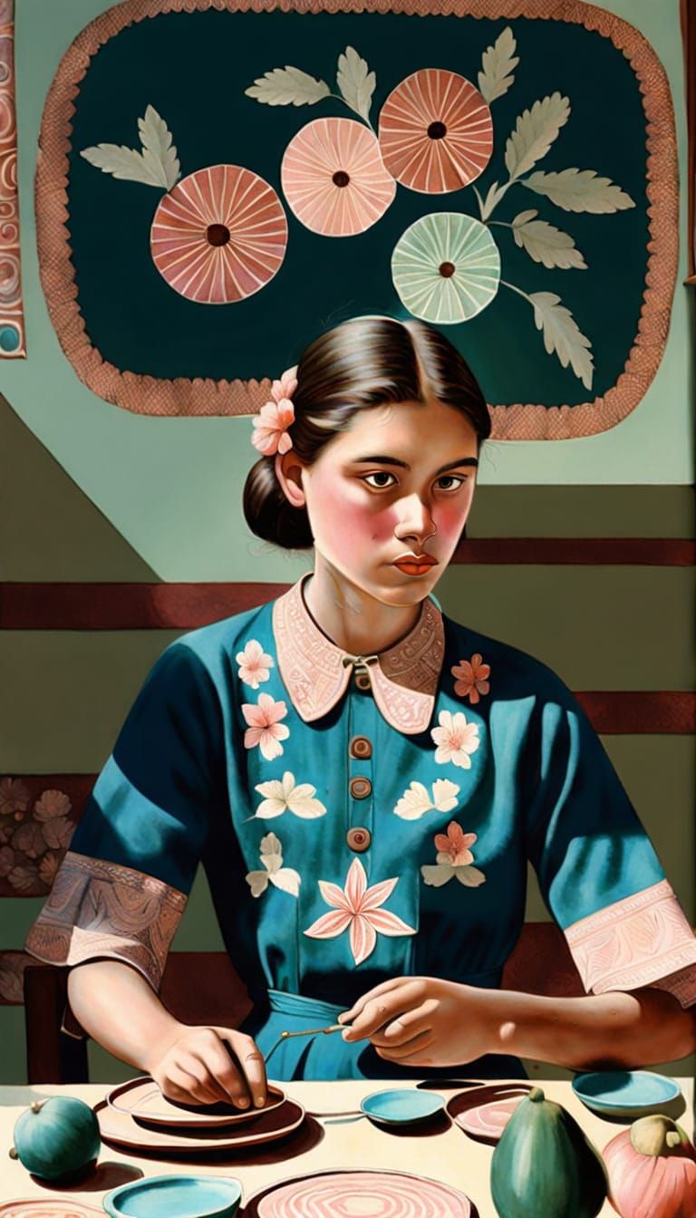 Prehispanic Figure Gathering Figs in Ancient Mexican Art Sty...