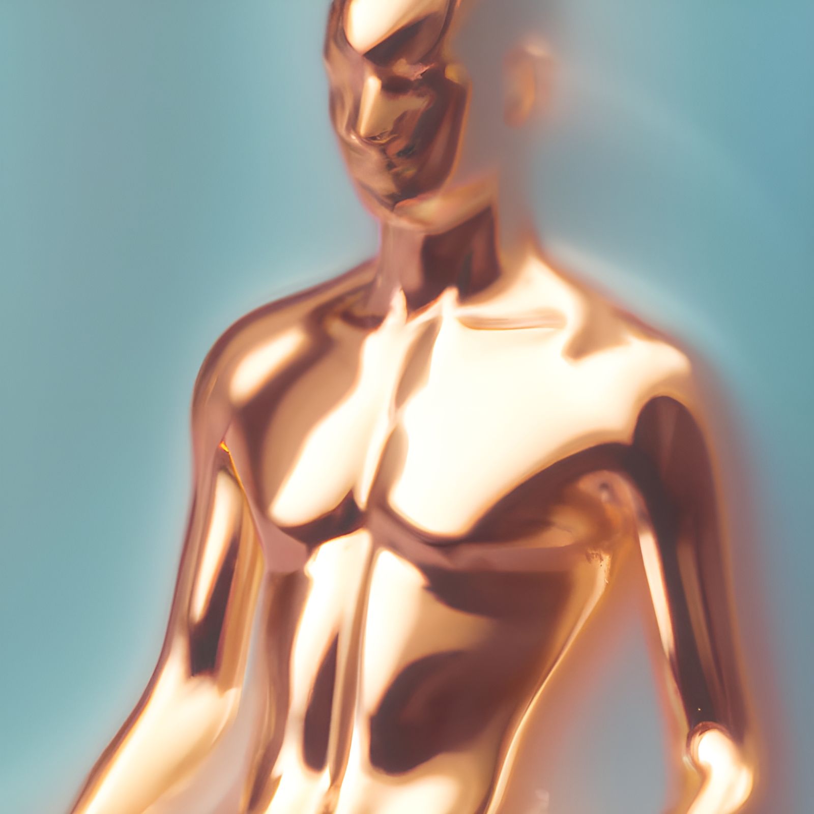 Ethereal Abstract Sculpture in Art Deco Style