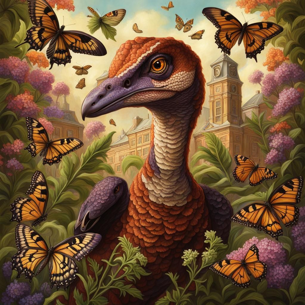 Velociraptors in Amsterdam: A Baroque Renaissance Painting