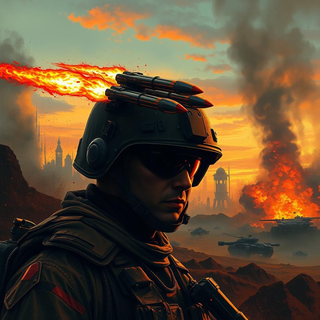 Missile rounds flying over your head