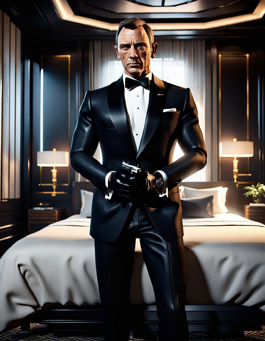 James Bond Handcuffed: 3D Game Cinematic
