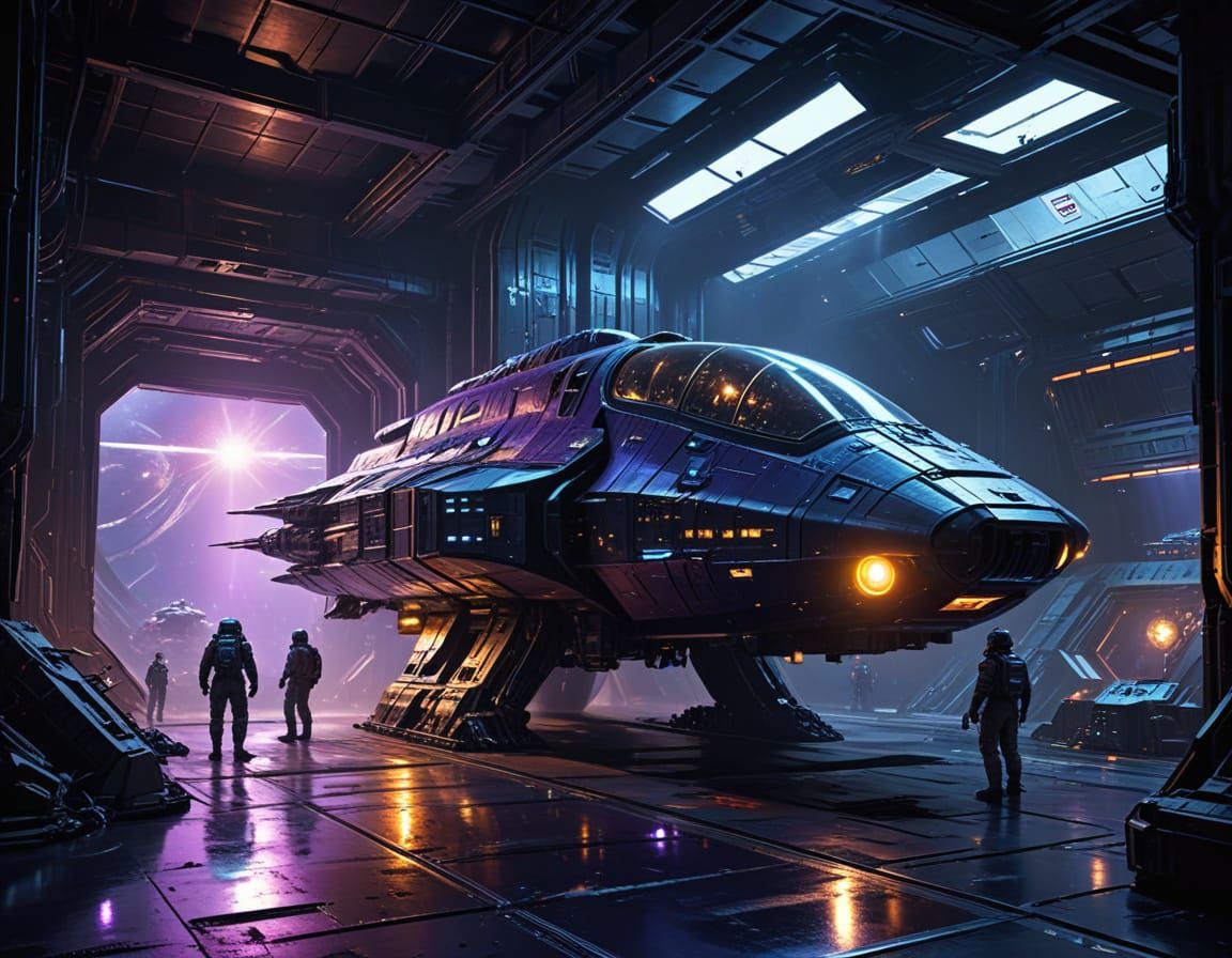 Retro-Futuristic Space Opera in High Contrast