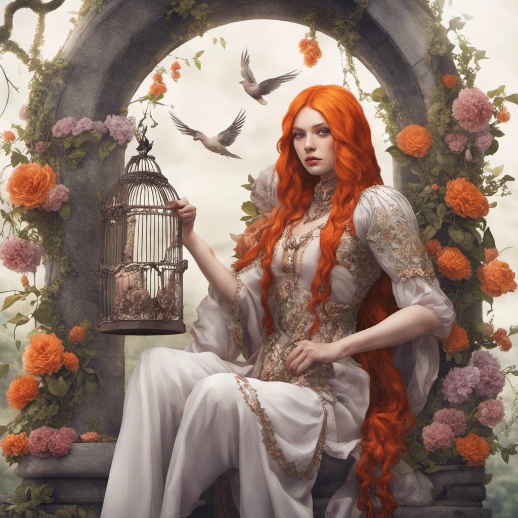 Anime Style Medieval Fantasy with Saintly Figures