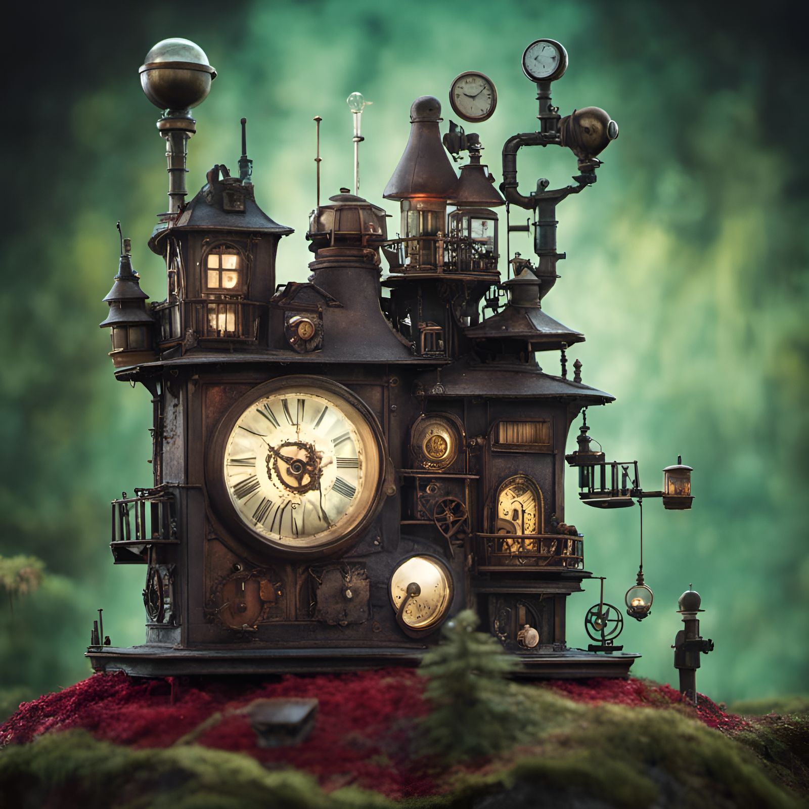 Steampunk Diorama (Continued)