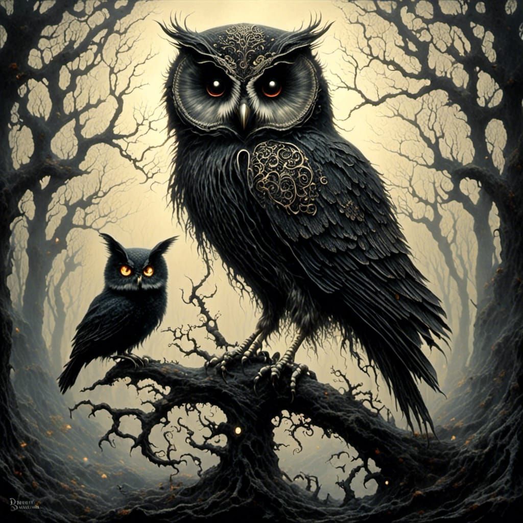 Creepy Owls