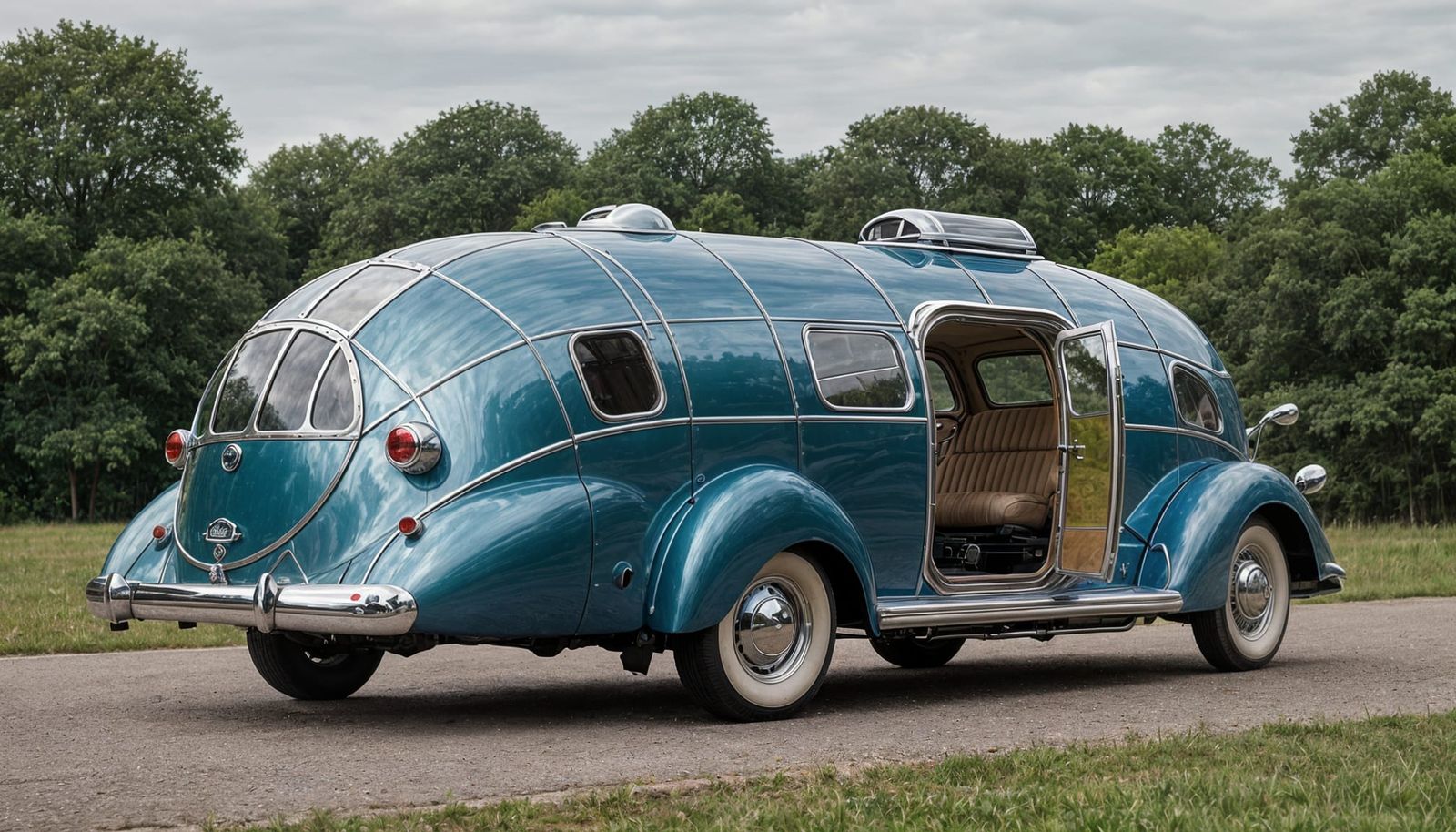 Buckminster Fuller's Dymaxion Car: Cinematic Film Still