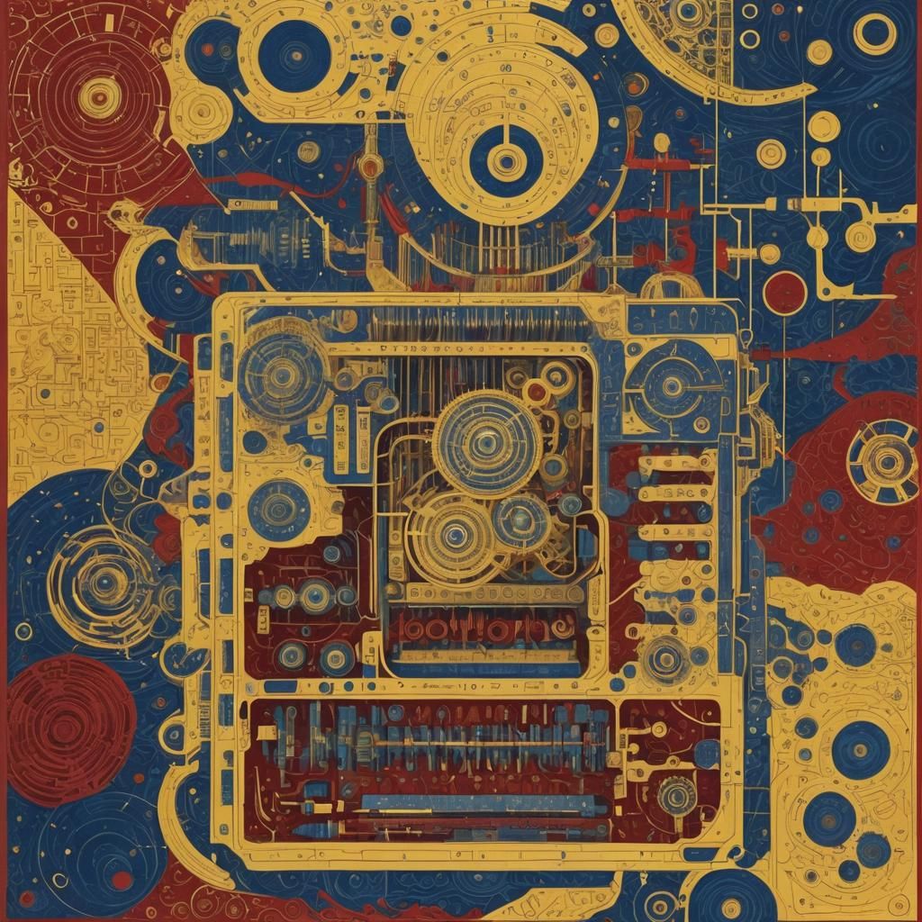 Schizoanalytic Cartography: Japanese Woodblock Serigraph