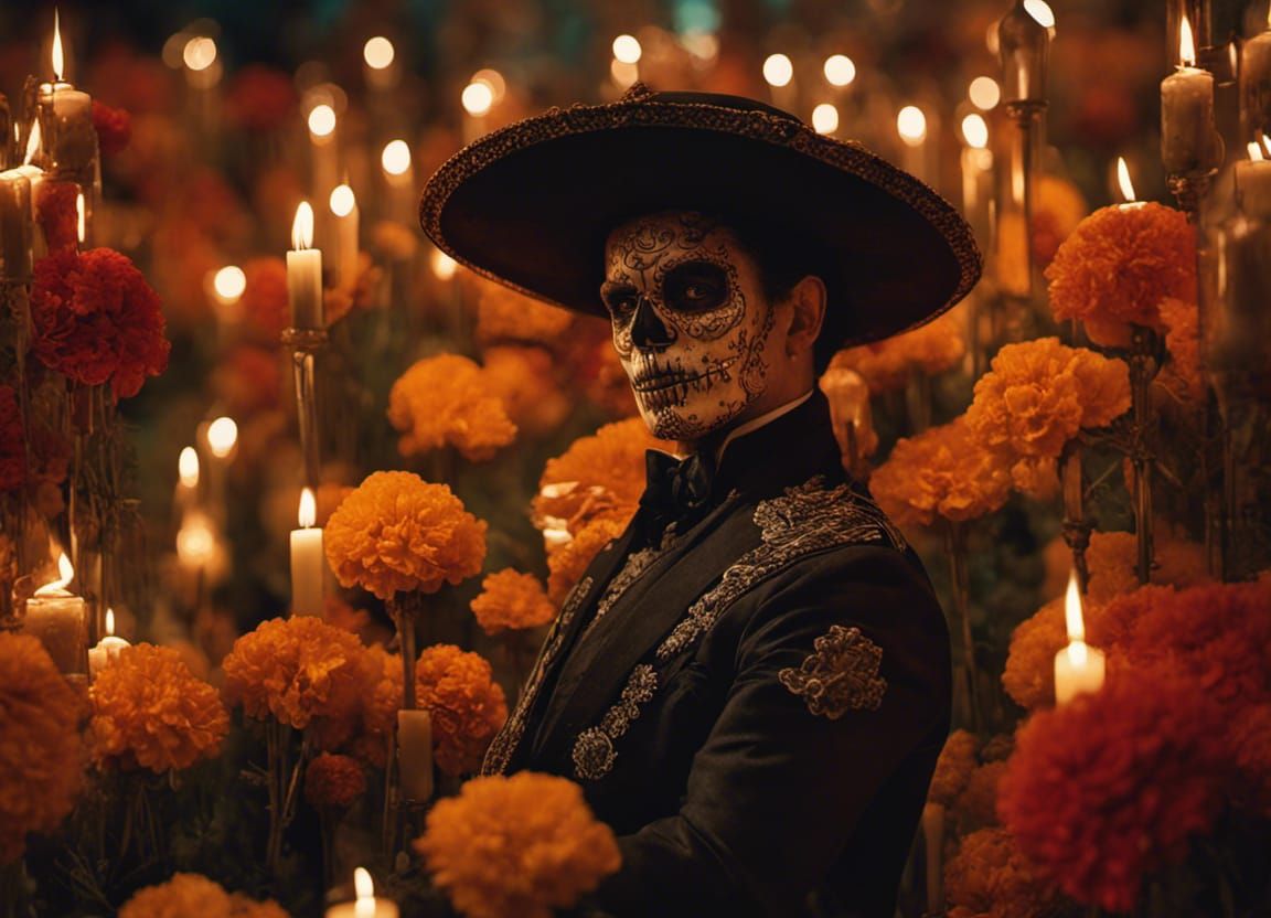 Mariachi Band Celebrates Dia de los Muertos