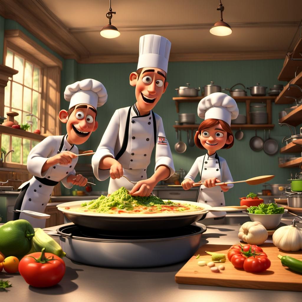 Pixar Chef Teaches Apprentice to Cook
