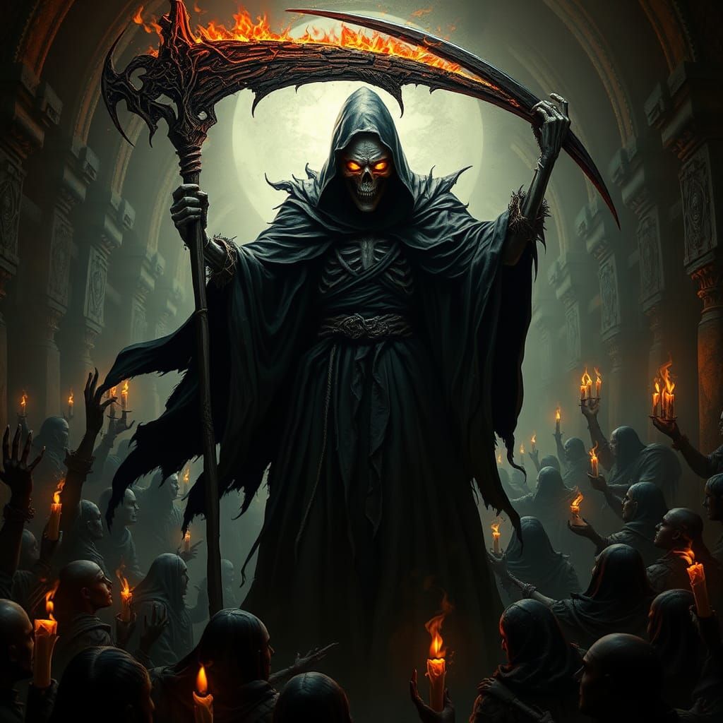 Grotesque Death Beckons Sinners to Eternal Darkness