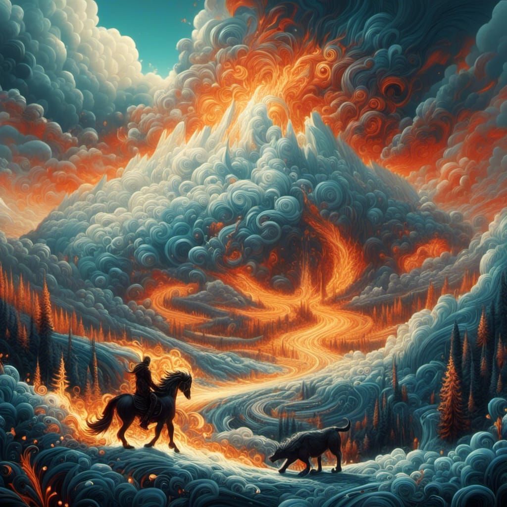 Prometheus Steals Fire from Olympus