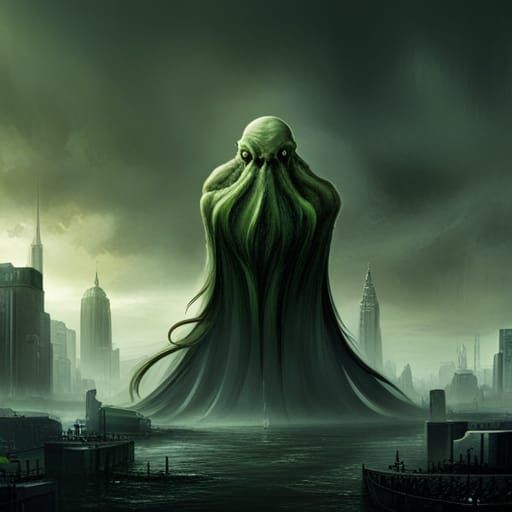 Terrifying Cthulhu Unleashes Chaos in the City