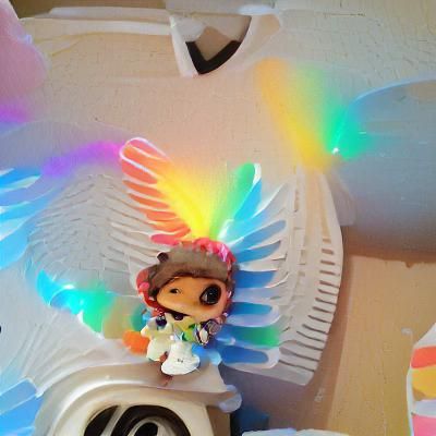 Radiant Rainbow Angel of Joyful Light
