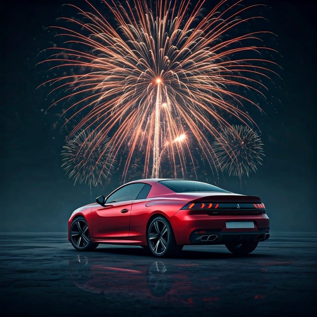 Fantastical Red Peugeot 505 Coupé Concept in Vibrant Celtic ...