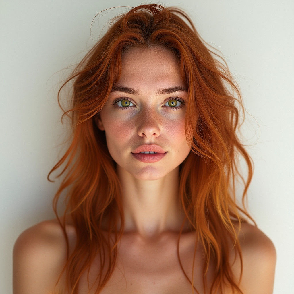 Italian Woman Portrait in Soft Natural Lighting