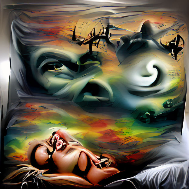 AI Interpretation of Empty Prompt: Blank Canvas