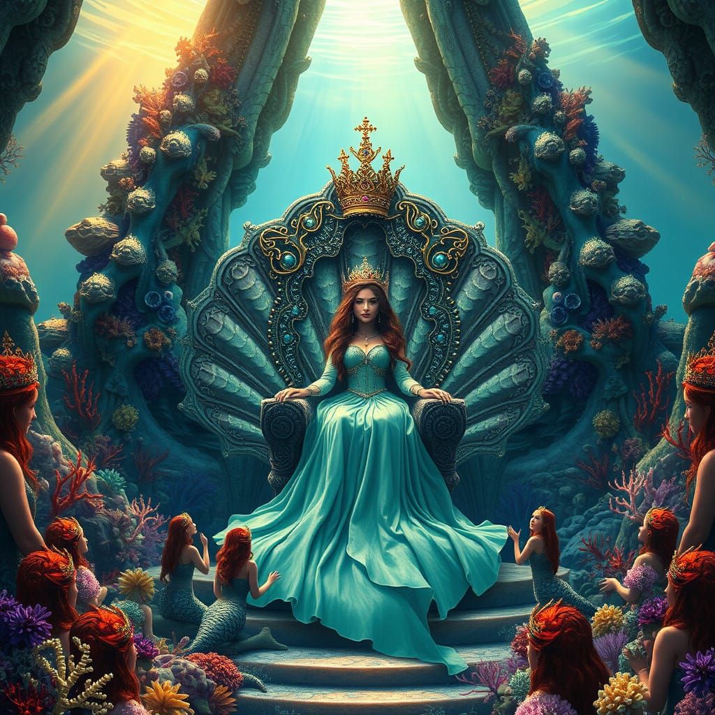 Regal Queen Seahag in Underwater Cathedral