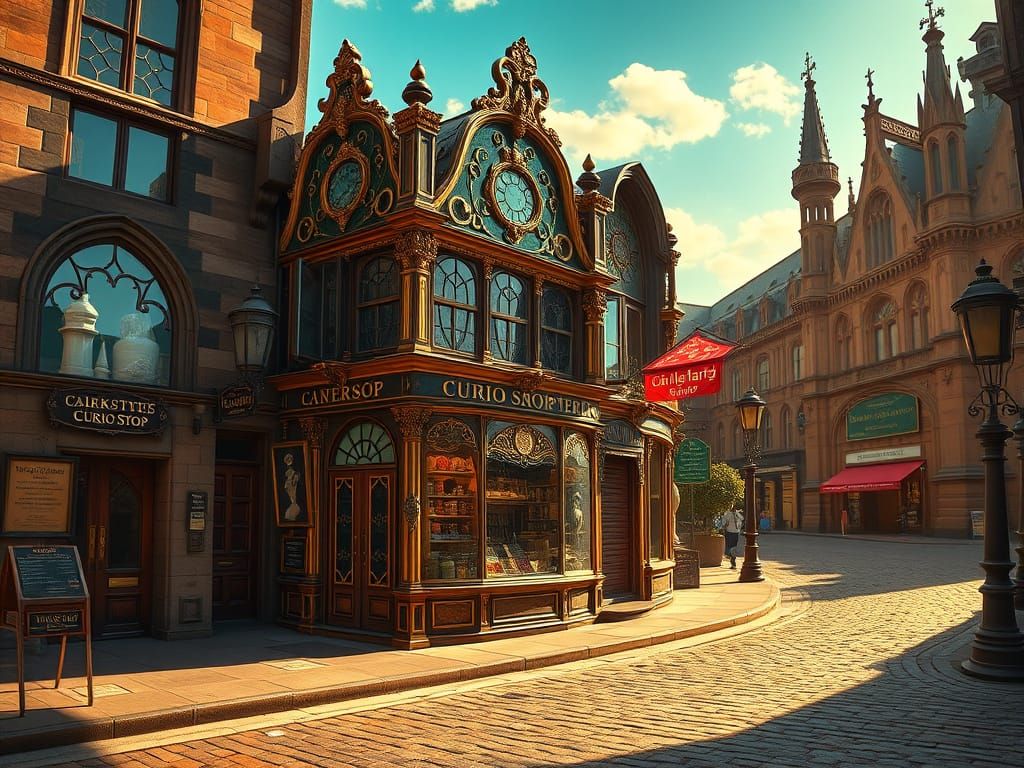 Mystical Curio Shop in Victorian Style