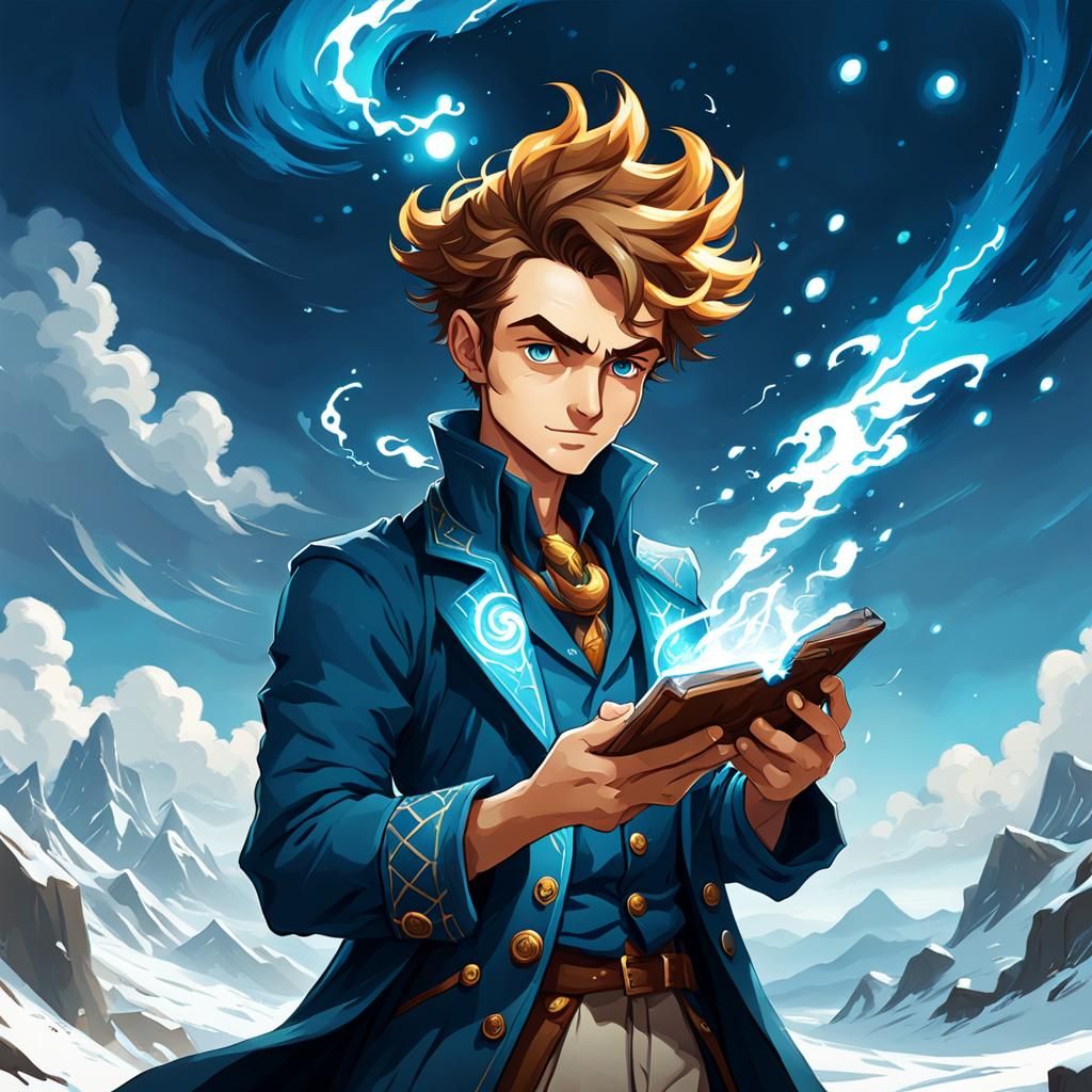Weather Summoner in Saint-Exupéry Style