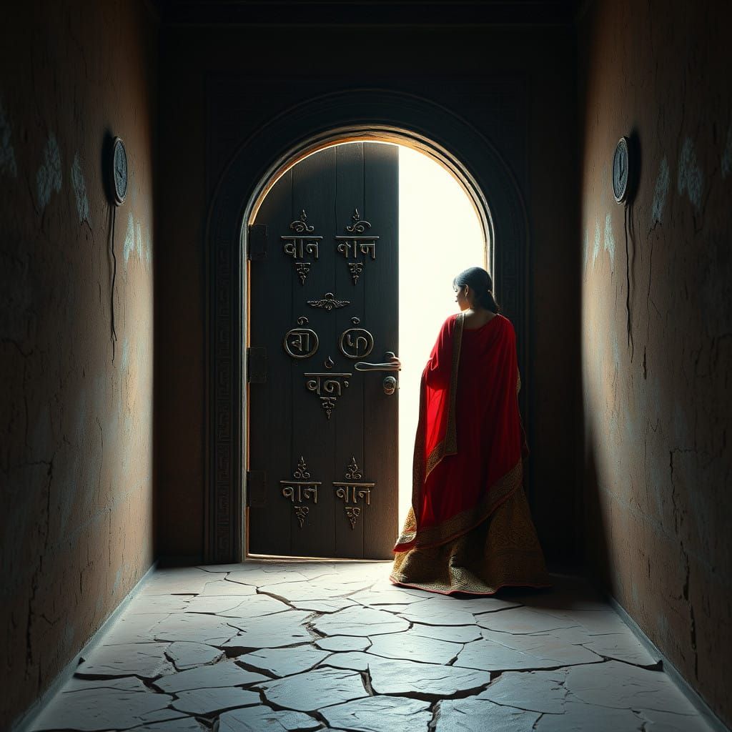 Mysterious Ancient Door Unveiled in Forgotten Haveli