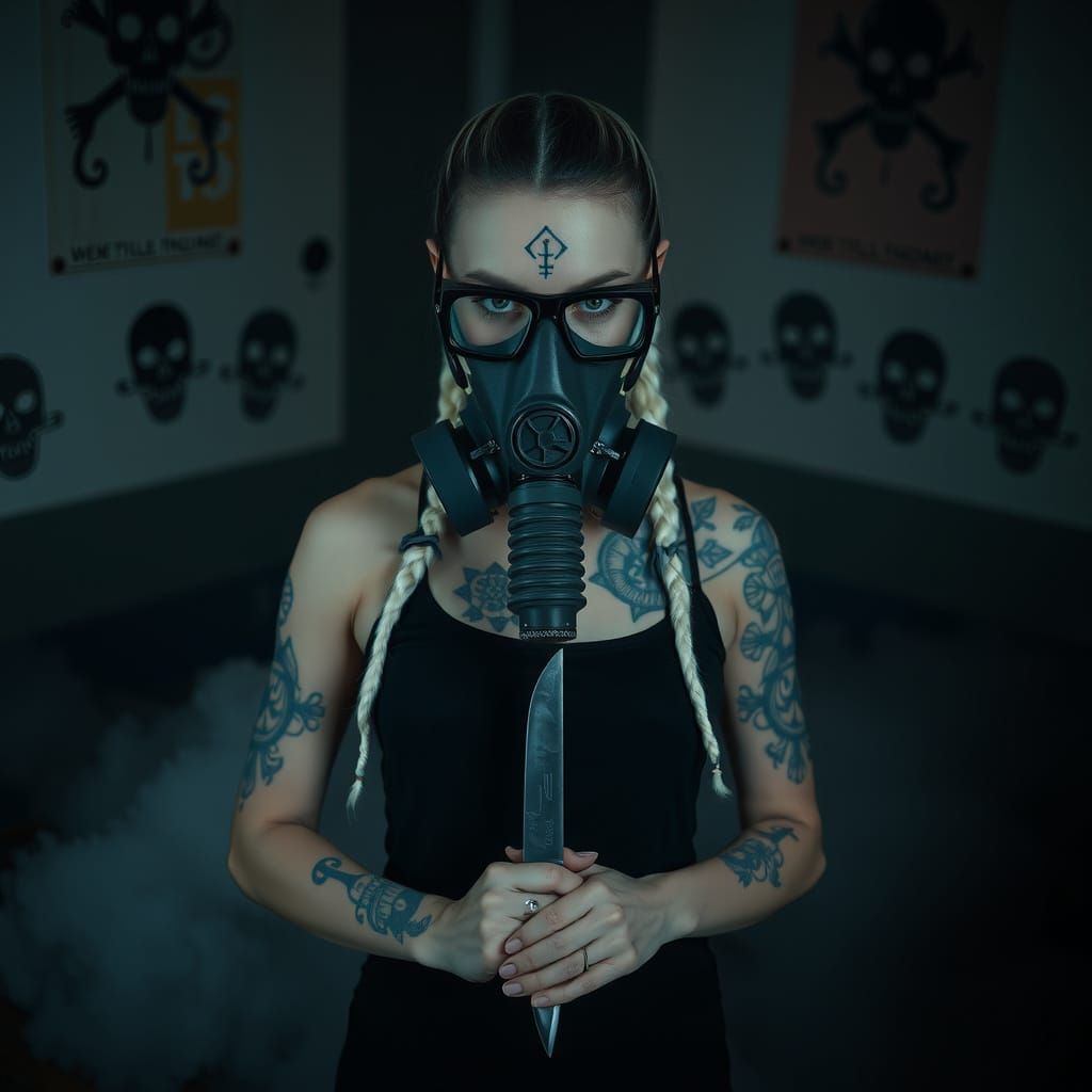 Specterlung: Woman in Poisonous Clouds, Industrial Aesthetic