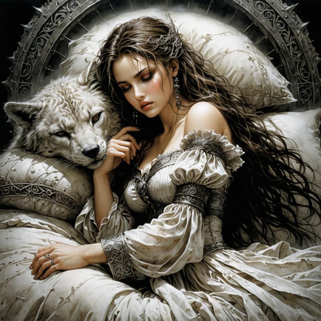 Hyper Realistic Illustration of a Man Waking in Fear