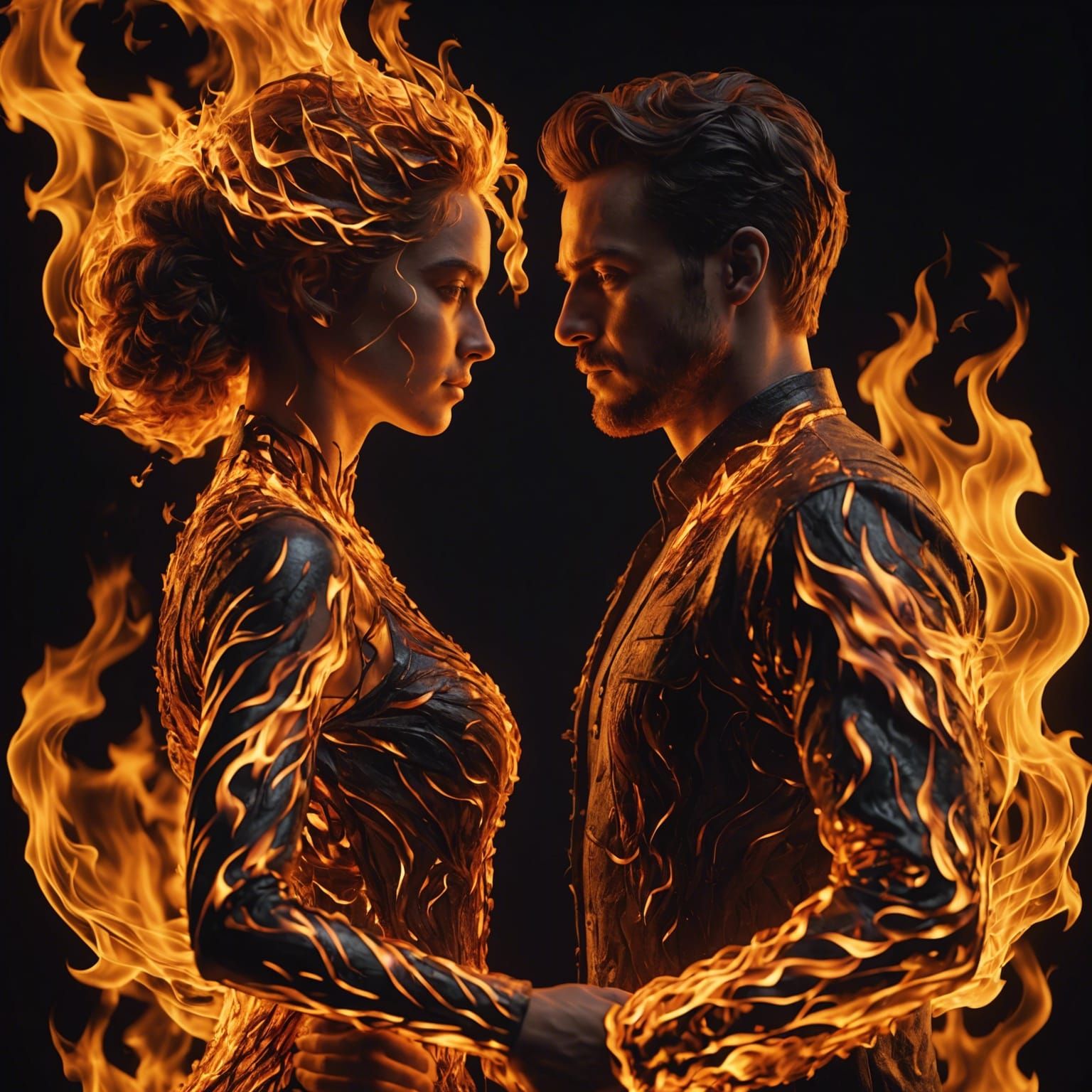 I'll burn with you darling