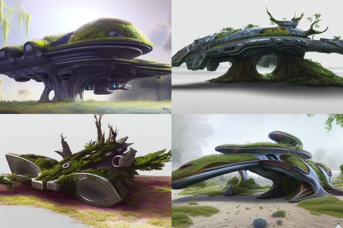 Arboreal Starship by Gustave Dore and Weta Digital