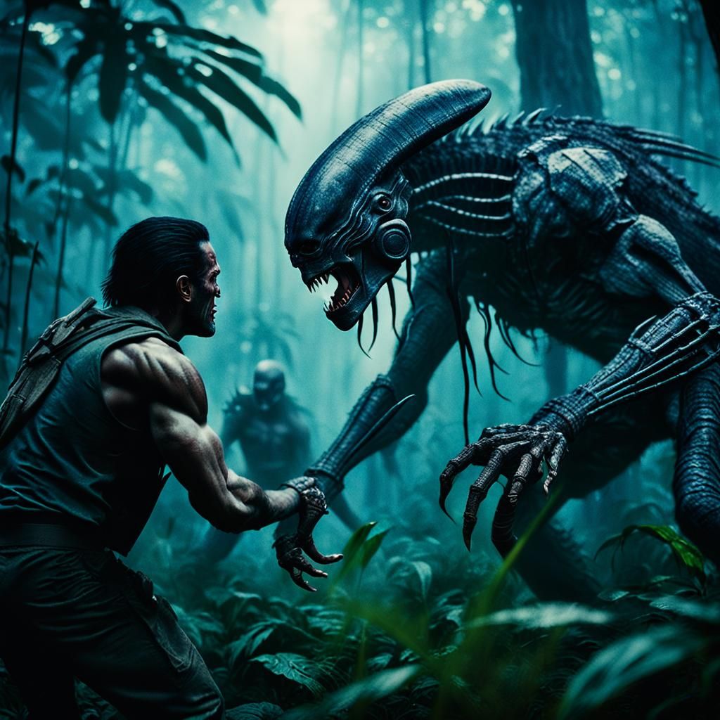 Alien vs Predator: Cinematic Jungle Clash