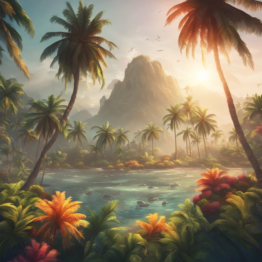 Island Scientists in a Tropical Paradise