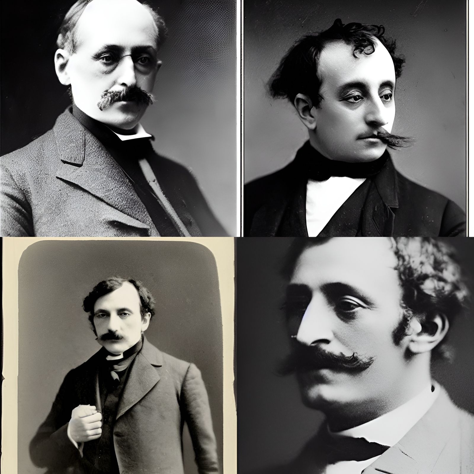 Portrait of Poet Gustave Deresse