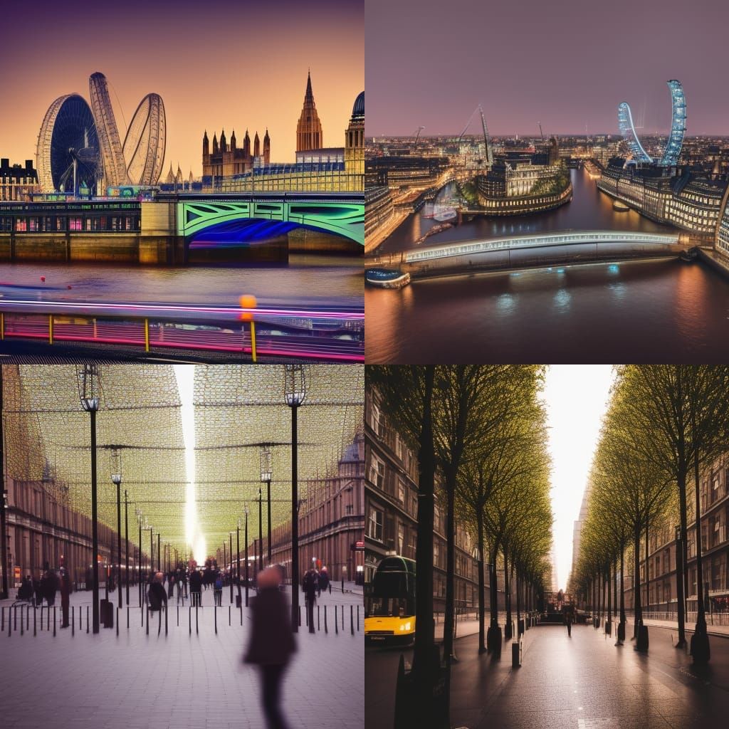 Futuristic London in 2100: Professional Photography