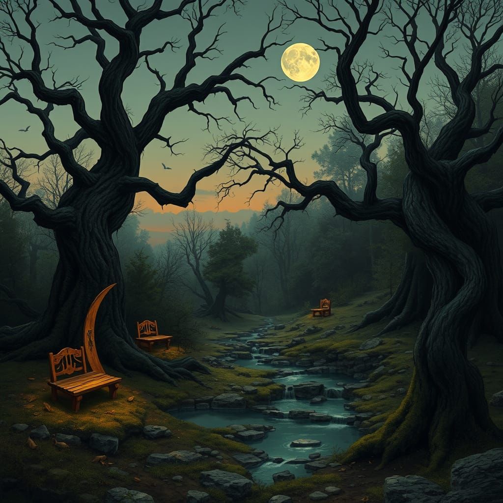 Mysterious Alkas Twilight: A Haunting Landscape of Baltic Pa...