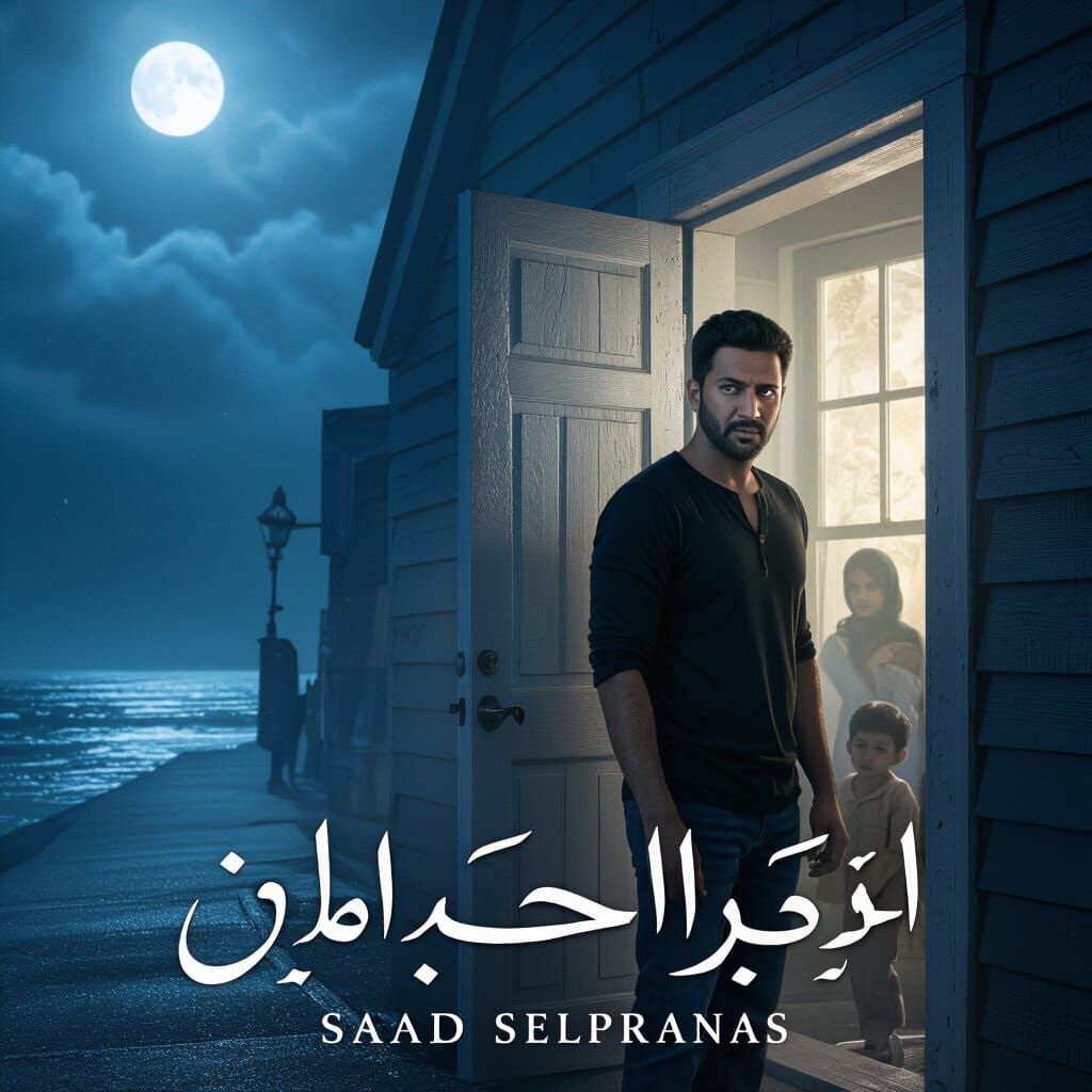 Cinematic Coastal Night Street Book Cover