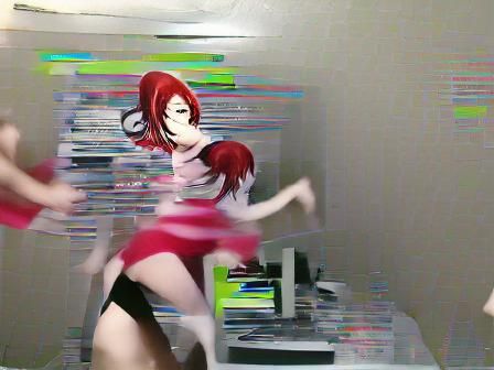 Anime Girl Dancing to Techno, 1998 Style
