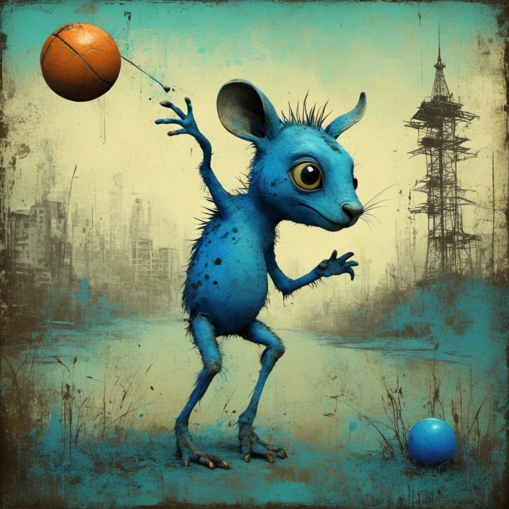 I'll take the blue ball