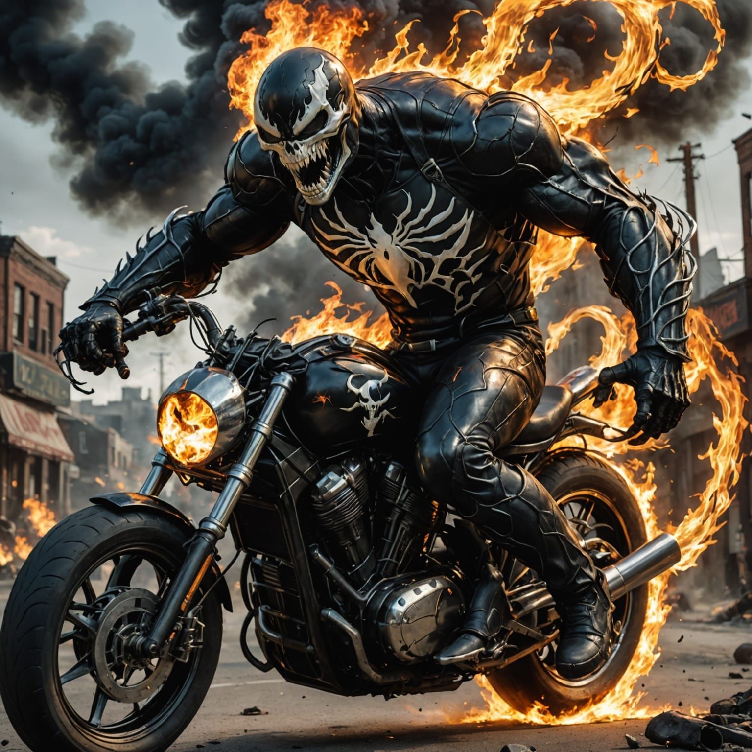 Spectral Rider Haunted by Sinister Venom