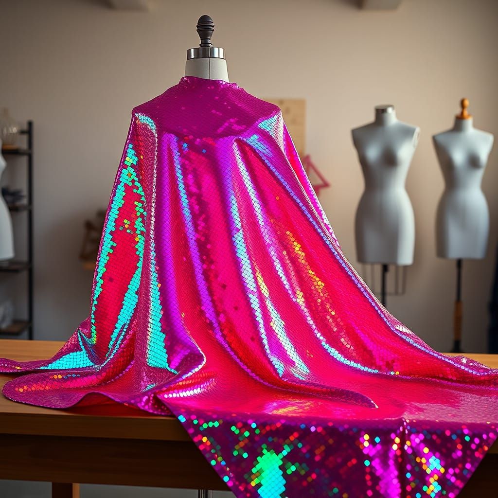 Sequined Draping