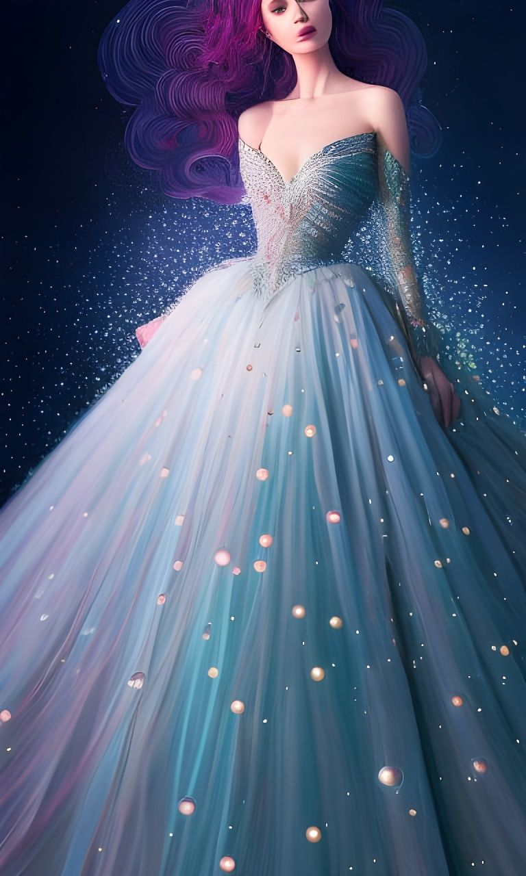 Diamonds and pearls dress