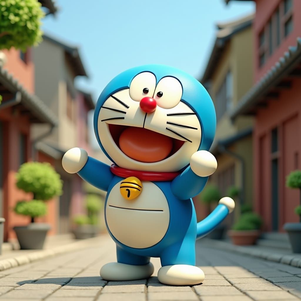 Doraemon in claymation