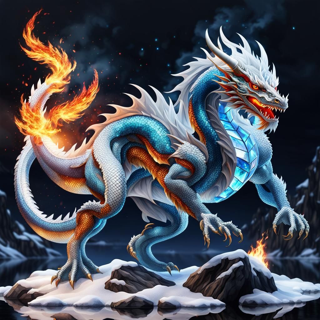 Mythical dragon