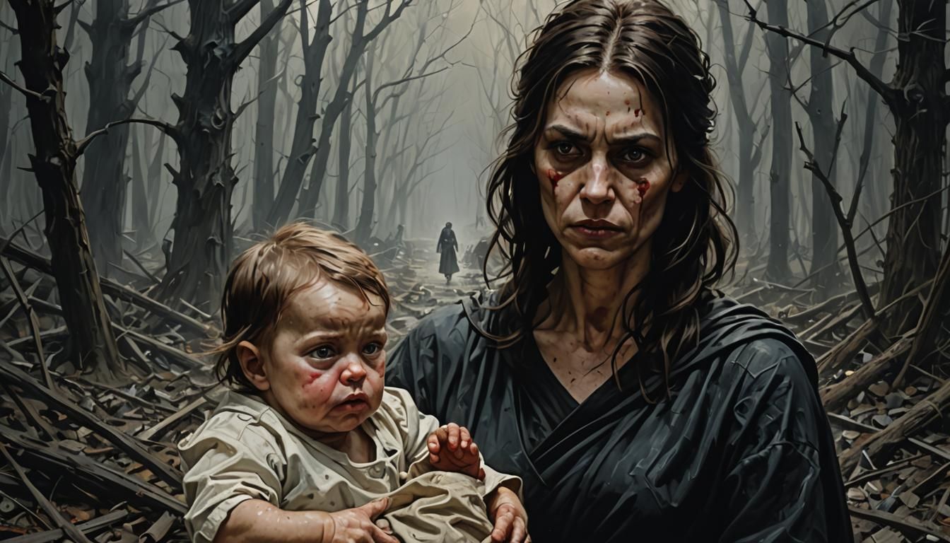 Sinister Motherhood by Greg Rutkowski