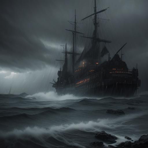 Weapons Rain Down in Torrential Storm: Digital Matte Paintin...