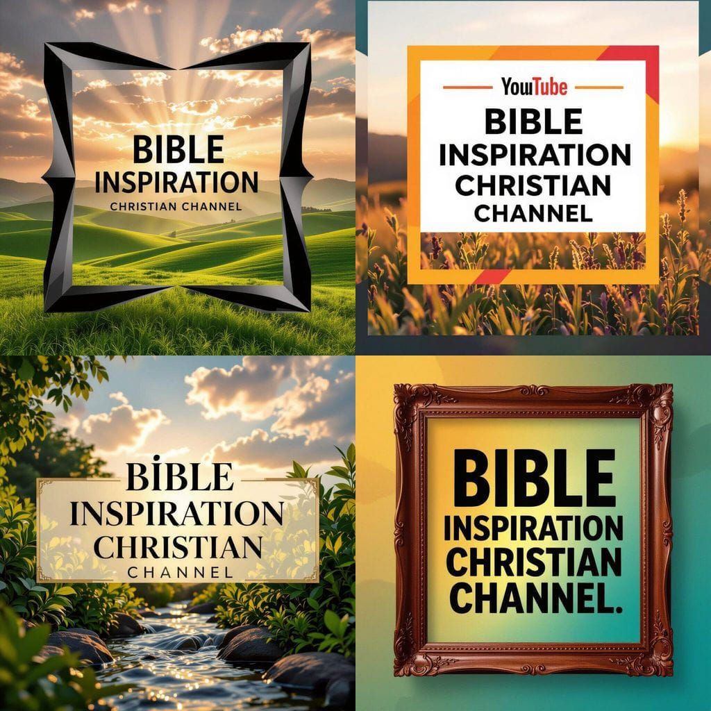 Vibrant YouTube Channel Cover Page with Bold Caption