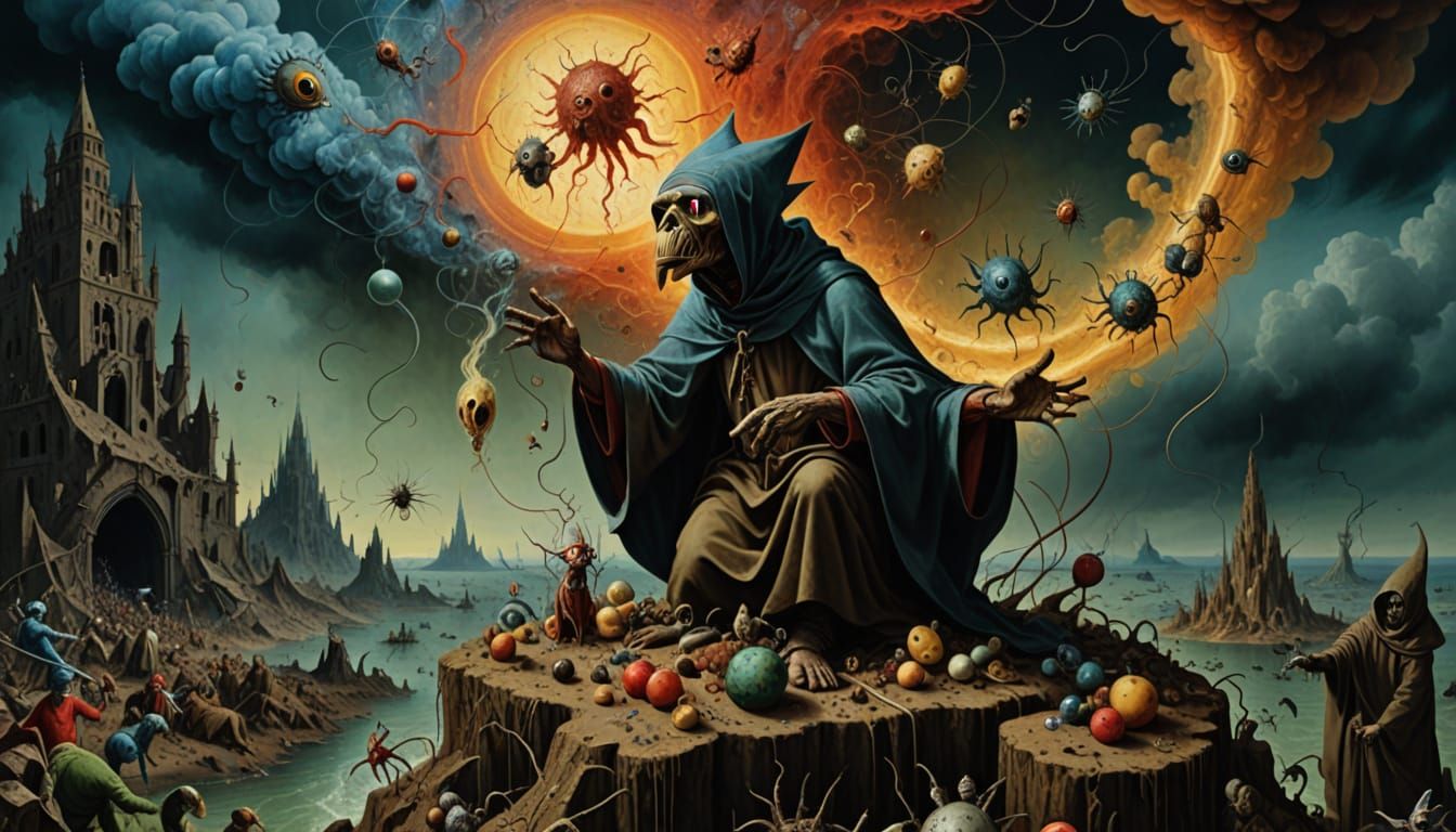 Temptation of Saint Anthony: Surreal Chaos