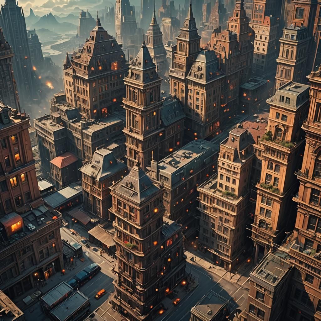 Mobile Phone, Laptop, Computer: Digital Matte Painting