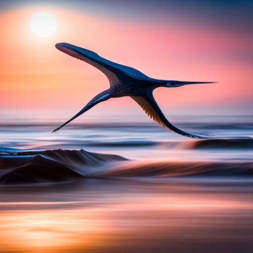 "prehistoric"   "Liopleurodon" orange  pink blue ("prehistoric")  "Pterosaurs"
Professional photography, bokeh, natural ...