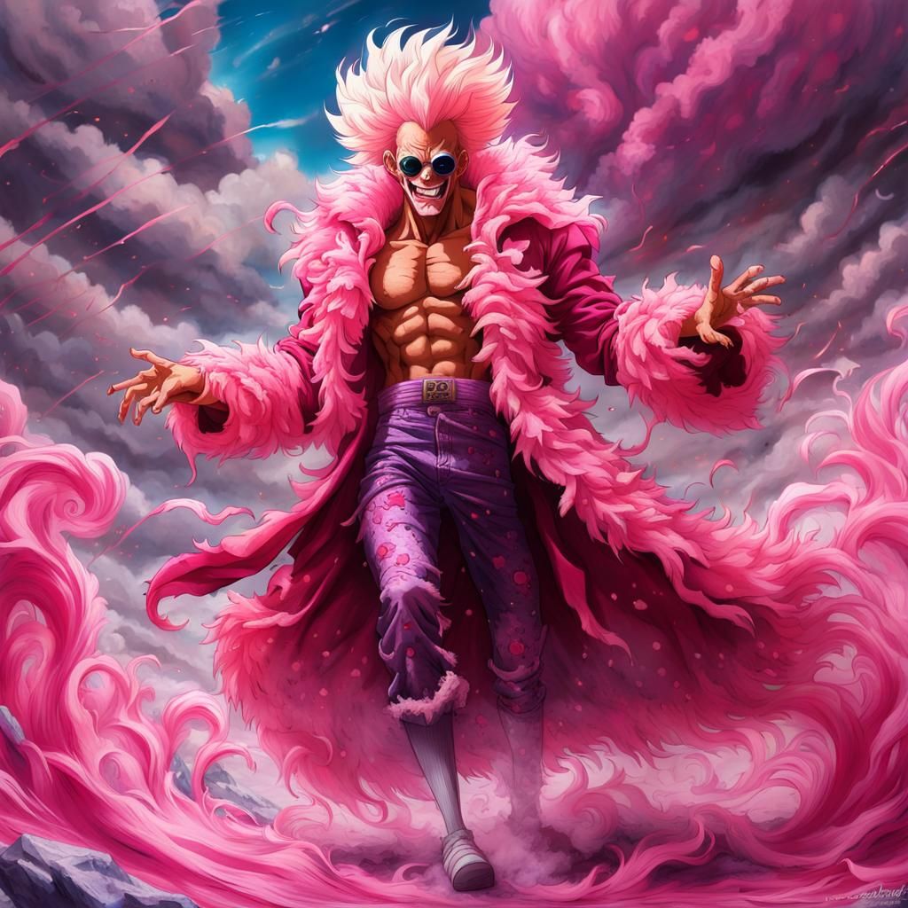Donquixote Doflamingo. Villain From One Piece Anime