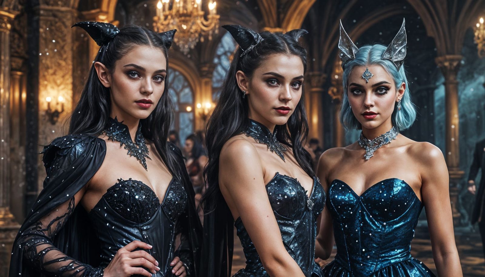 Supernatural Teens at a Futuristic Prom