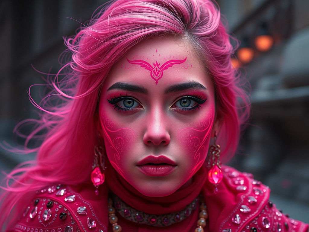 Minimalist Pink Opal Art: Reckoning Self-Reliance